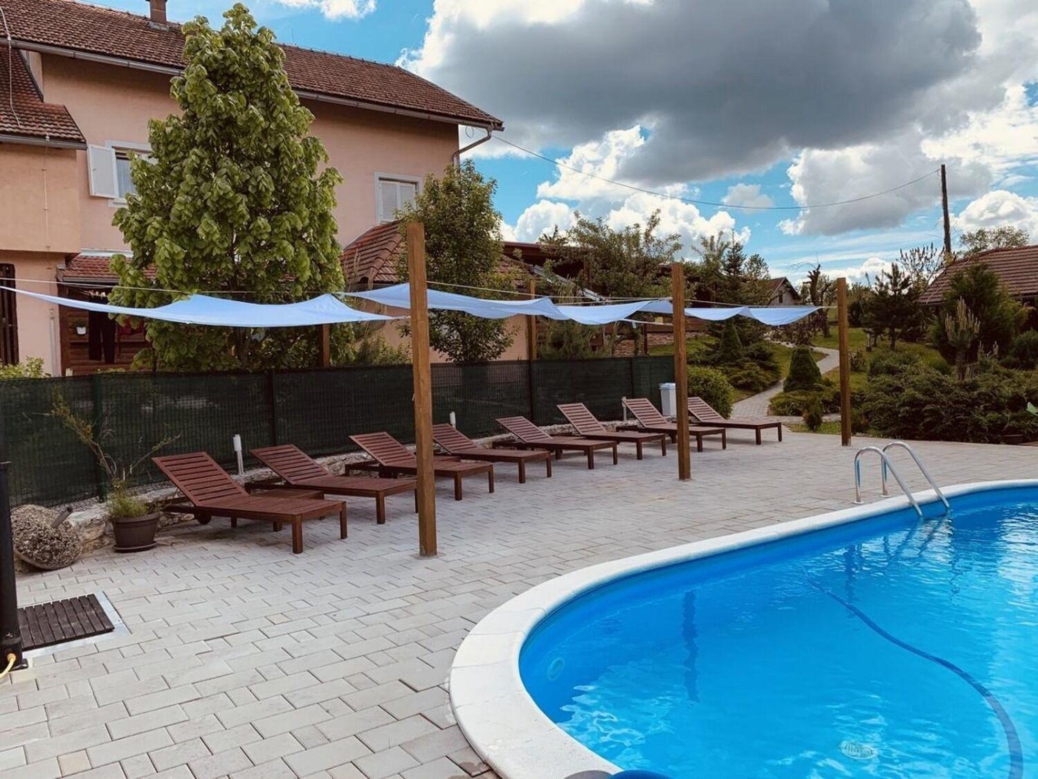 Apartments San - With Pool; Rakovica Exteriör bild